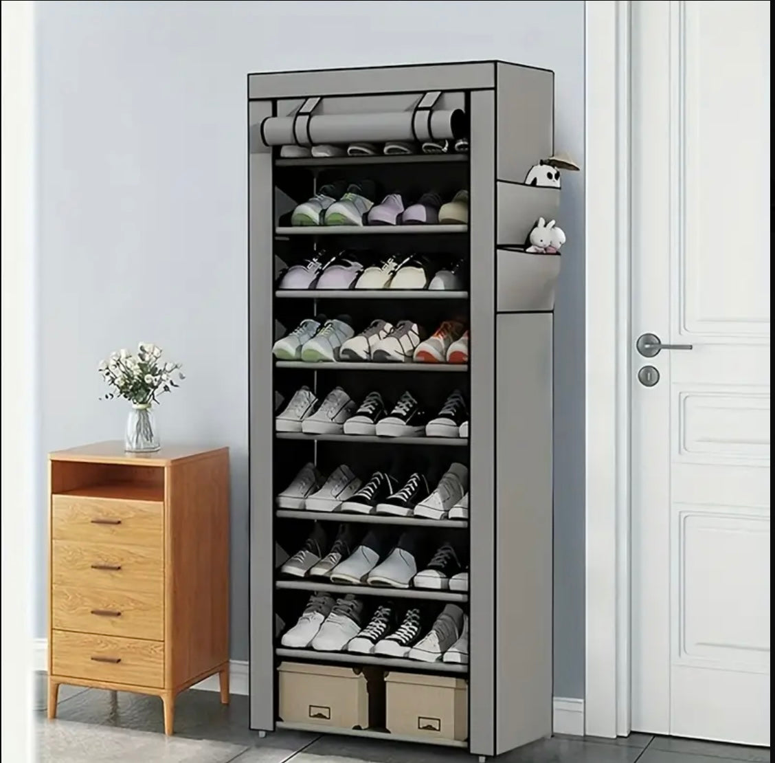 Large 8/10 Layer Shoe Cabinet