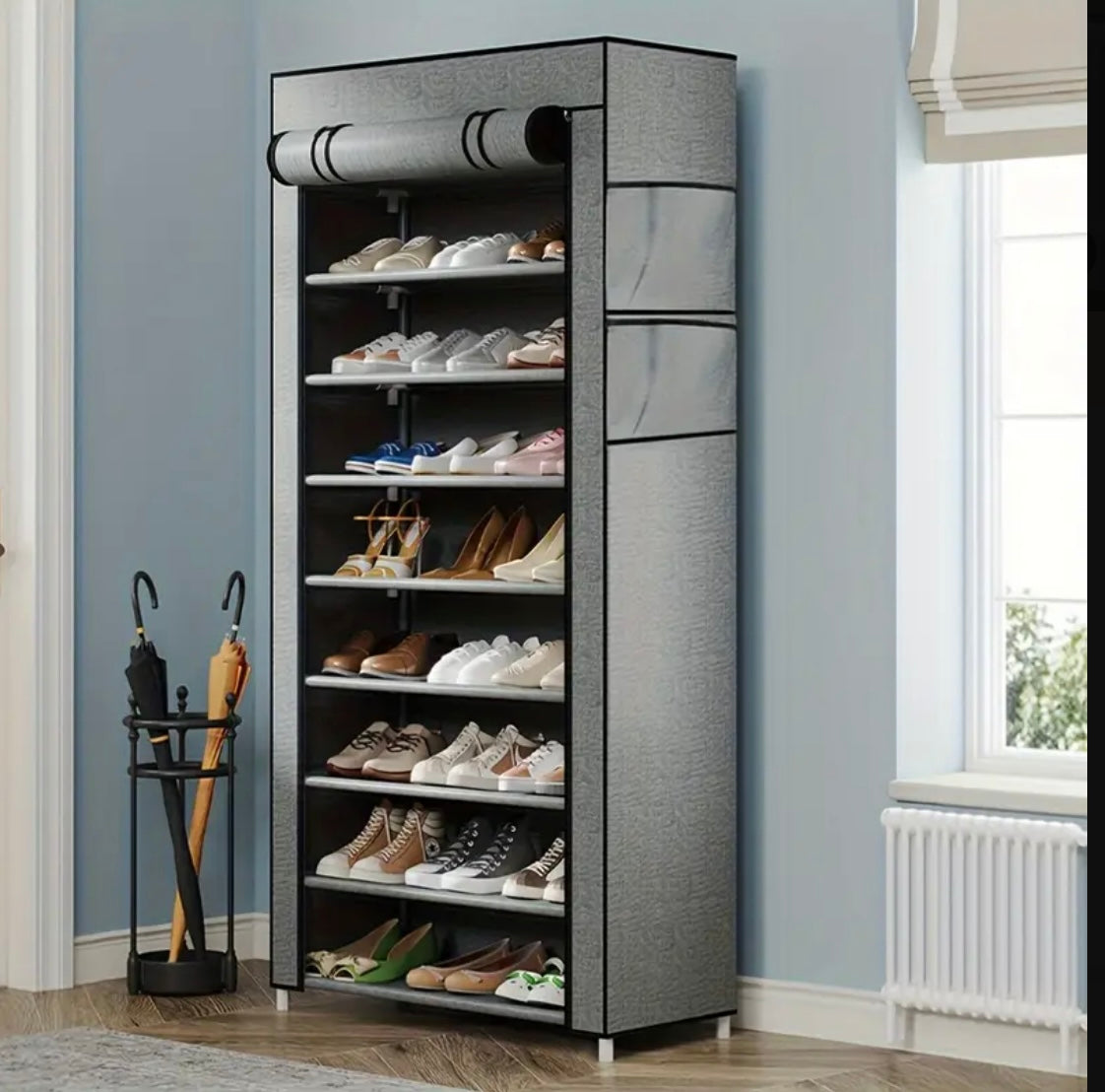Large 8/10 Layer Shoe Cabinet