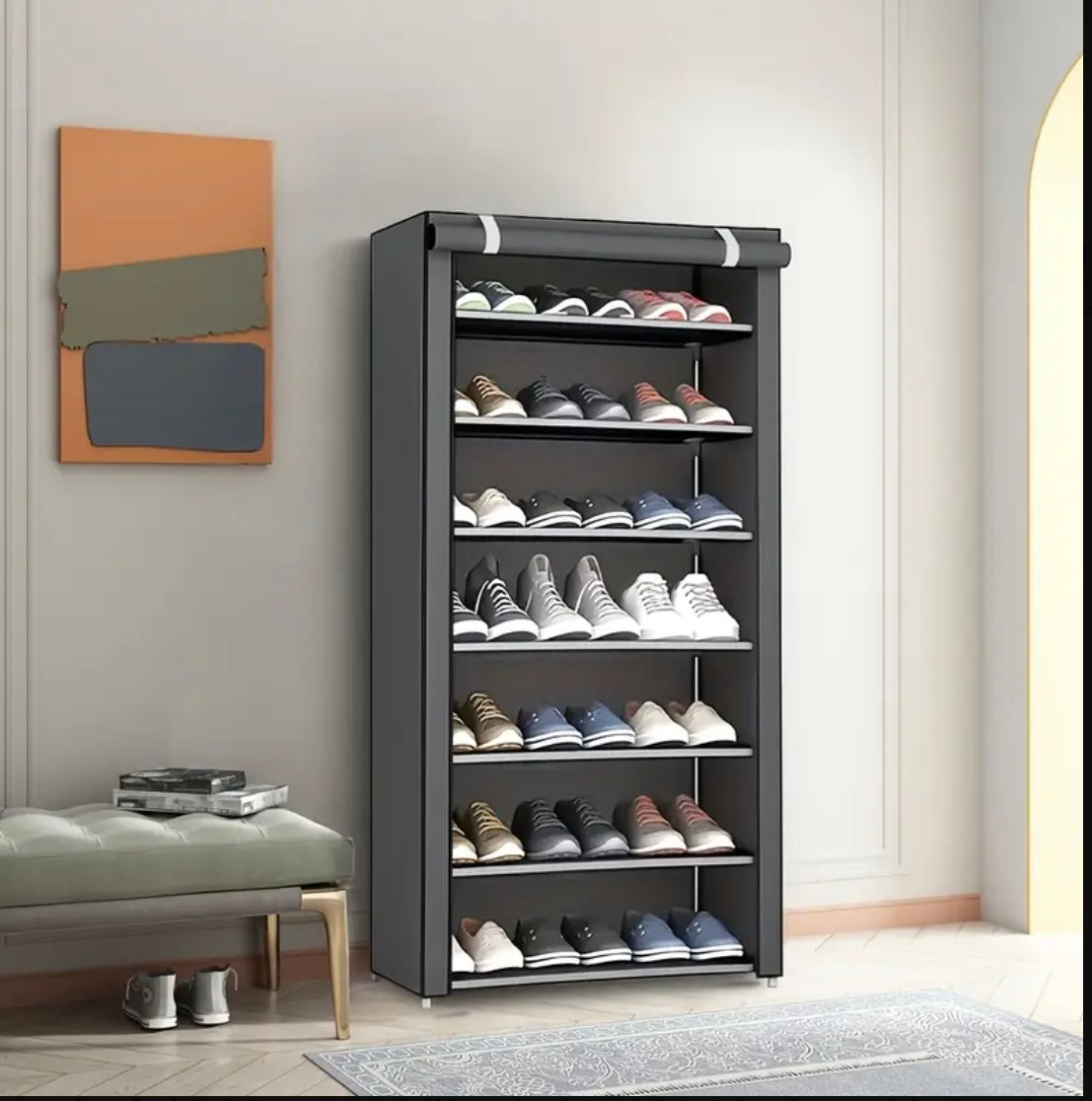 Large 8/10 Layer Shoe Cabinet