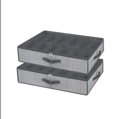 1pc/2pcs Set Stackable Under Bed Shoe Storage